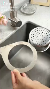 Bakul Longkang Angsa K6632 Keluli Tahan Karat (1 keping) / K6632 不锈钢天鹅沥水篮 (1个) / K6632 Stainless Steel Swan Drain Basket (1 piece)