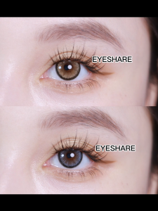 Eyeshare Hot Contact Lens 14.0-14.5mm 2pcs Natural Contact Lenses Brown/Gray Eye Cosmetic Lens