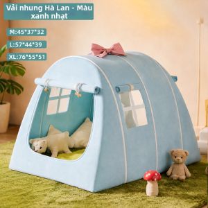 New Pet | Giường Mèo Bán Kín An Toàn và Thoáng Khí Tứ Quí
