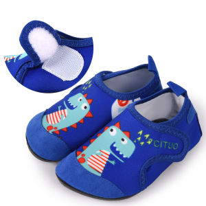 Kids Water Sport Beach Shoes Swimming Socks Cartoon Dinosaur Children Anti Slip Fitness Yoga Dance Surf Diving Underwater Shoes