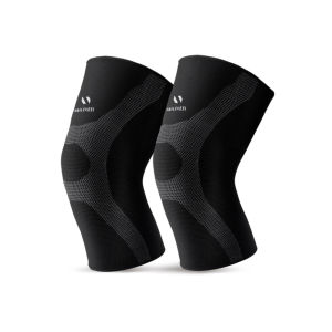 1Pair Plus Size Knee Brace Compression Sleeve for Knee Support Arthritis Meniscus Tear Joint Pain Relief for Women and Men