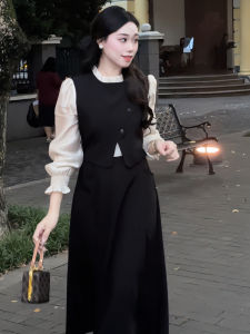 SENWA | Đầm Dài Phong Cách Pháp Hàn Nhỏ Gọn Elegance