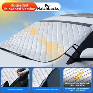 Summer Heat Insulation Magnetic Sunshade For Car Windshield
