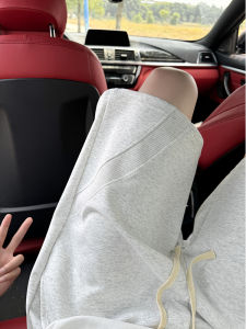 American Deconstructed Splice Sports Shorts Men Summer New Loose Straight Leg Sweatpants Casual Five-Quarter Trendy Pants