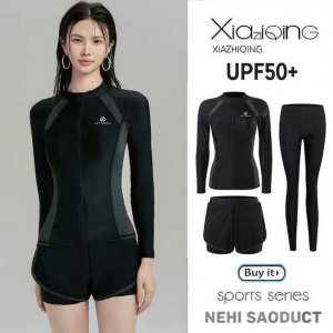 XIAZHIQING | Sun Protection Quick Drying Surfing Swimsuit