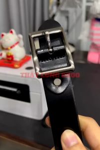 Thắt lưng nam nữ da bò thật bản kim 2.8cm dây nịt lưng Broobelt đơn giản bảo hành lỗi 1 đổi 1 TL62