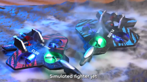 ✯BISA COD✯ Mainan Pesawat Terbang 2.4G EPP Stunt Remote Control Led Glider Airplane Foam Rc Pesawat Terbang