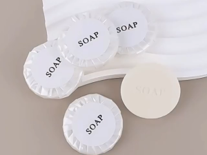 100Pcs 10g Disposable Hotel Soap Round Bath Soap Guest Soap Travel Soap