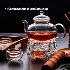 Veevio กาชงชา ทนต่ออุณหภูมิสูง กาน้ำชา แก้วคุณภาพสูง 400ml 600ml Glass teapot