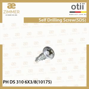 AE Zimmer Otii Self Drilling Screw(SDS)_PH DS 310 6X3/8 (10175) / PH DS 312 6X1/2 (10565) / PH DS 412 8X1/2 (10571) / PH DS 413 8X1/2 (10965)自钻螺丝(SDS)_PH DS 310 6X3/8 (10175) / PH DS 312 6X1/2 (10565) / PH DS 412 8X1/2 (10571) / PH DS 413 8X1/2 (10965)