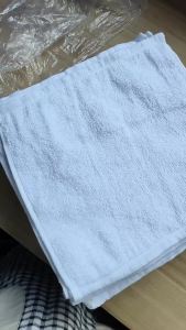 2pcs White Hand Towel Pure Cotton Multifunctional Washcloth For Home Hotel Kitchen Bathroom Cleaning Wipe Dishcloth Drop Ship