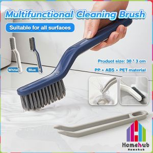 Homehub Floor Seam Brush Bathroom Cleaning Window Brush Groove Gap Cleaner 2 in 1 V-shaped Brushes