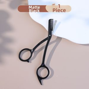 Brainbow | Women-specific Metal Comb Safety Eyebrow Trimming Scissors