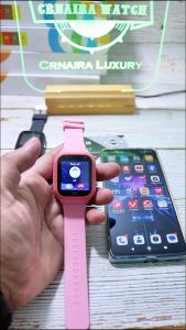Đồng hồ nữ Crnaira LT36 4G Cảm ứng thông minh cho cả Bé trai-gái Cuộc gọi video WIFI 4G gọi SOS Theo dõi vị trí dây đeo silicon
