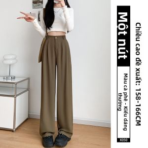 XIANYIJIAO | Quần Tây Ôm Đùi Bóng Đen Mới Mùa Hè Vải Lụa Băng