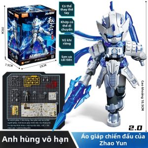 xinlexin | Hình Nhân Vật Xây Dựng Bằng Hạt Nhỏ Infinite Series New Chinese Heroes: Quan Vũ Hoàng Trung