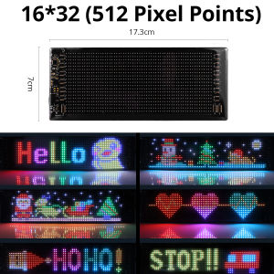 5V USB LED Screen Sign Scrolling Advertising Lights Bluetooth APP Control Message Display Board Logo Light Custom Text Pattern