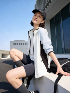 Sun Protection UV Cool Contrast Raglan Sleeve Womens Jacket
