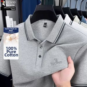 TUCANO | 100% Cotton Short Sleeve Polo Shirt Summer
