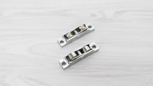 8mm/10mm Thép Không Gỉ Cửa Trượt Con Lăn Kẹp Bánh Xe Ròng Rọc Cho Phòng Tắm Cửa Kính Cửa Hàng Trưng Bày Tủ Quần Áo