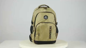 VIVI BAG#9992 Functional school bag mens backpack nylon 17inches plain solid colors design bag used for daily for all sudents in collagehighschool.
