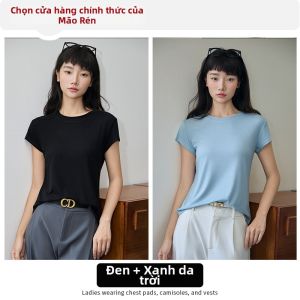 MiiOW | Áo Thun Tay Ngắn Nữ Tencel Mới Mùa Hè