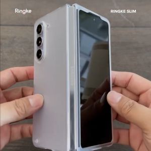 [ORI] RINGKE [SLIM] Samsung Galaxy Z Fold 5 Minimalist No-Case Feel Premium PC with Non-Slip Pad Lightweight Protective