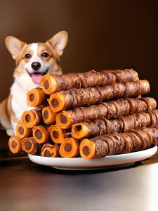 Duck Wrapped Beef Skin Roll Pet Dog Snack Oral Cleaning Chicken Dry Meat Stick Medium Small Dogs Treats 7o Brand Oral Care