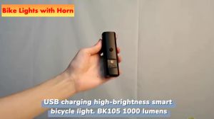 Highlight Waterproof Bicycle Front Light Headlight with Horn Smart Sensor Bike Headlight for MTB