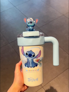 Ly/Bình giữ nhiệt Stitch mới cao cấp thép không gỉ 800ml fullbox giữ nhiệt tốt