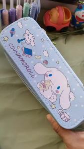 Bella ✨กล่องดินสอสองชั้นความจุขนาดใหญ่ Kulomi อบเชยสุนัขเมโลดี้ KT ที่ใส่ดินสอรูปแมวกล่องดินสอสาวน่ารักสำหรับนักเรียนโรงเรียนประถม