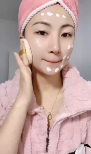 Big Size Make Up Puff Soft Air Cushion Sponge Wet and Dry Use Liquid Foundation Blender Makeup Powder Puffer Big Ellipse Triangle Sponge Puff Set for Make Up