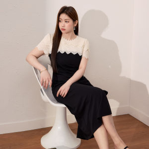 Elegant Waist-Slimming Plus Size Dress