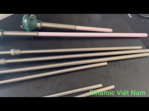 Can nhiệt Type S bọc sứ 0~1800°C dài 30cm 60cm chống ăn mòn. Cảm biến nhiệt bền đẹp