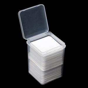 1PC Nail Art Cotton Swab Storage Box with Remover Towel Paper Pads Organizer Cotton Pads And Cleaner Tools Holder for BeautyCare