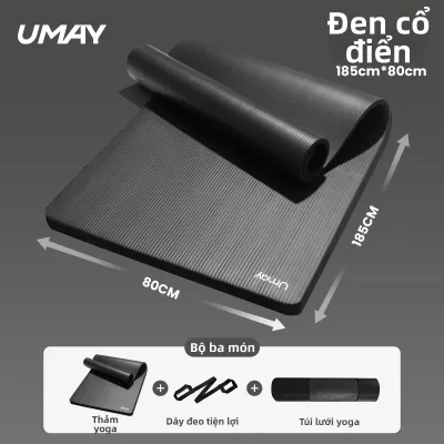 Umay | Thảm Yoga Dày Dặn Dùng Tập Luyện Tại Nhà Chống Sốc Chống Trượt