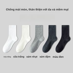 MiiOW | Tất cotton không xương cho nữ mùa hè 2025 Tất dài đến bắp chân kháng khuẩn thấm mồ hôi Tất cotton thoải mái thoáng khí