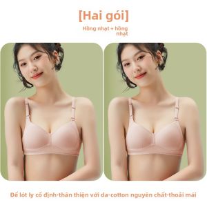 Áo ngực MiiOW cho bé gái làm  vải cotton polyester mỏng nhẹ thoáng mát