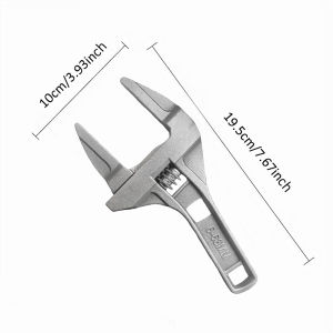 Multifunctional wrench large open end wrench universal wrench water pipe screw bathroom repair tools
