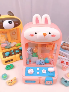 ตู้คีบตุ๊กตาจำลอง ตู้คีบตุ๊กตาของเล่น ตู้จับตุ๊กตา ตู้คีบตุ๊กตามีเสียงดนตรี ตู้กดตุ๊กตา