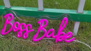 Boss Babe Neon Sign Led Lights Lash Room Decor Wall Art Neon Light LED Sign Beauty Salon Business Light Up Sign Neon Night Light