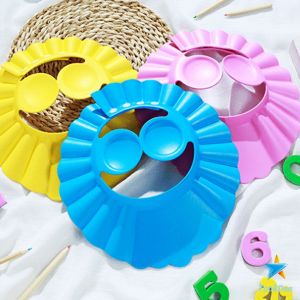 TookDee หมวกอาบน้ำ กันน้ำ สำหรับสระผมเด็ก ปิดหูปรับได้  Baby waterproof shampoo cap