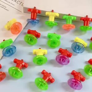 10PCS Mini Torsion Speed Gyro Spinning Toys Kids Birthday Party Favors Gyroscope Launcher Rotating Toys Birthday Party Favors to