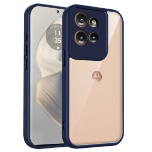 For Motorola Thinkphone 25 Edge 50 Neo Case Silicone Bumper Air Cushion Clear Matte Back Cover Hard Phone Case for Moto S50 5G
