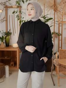 Kemeja Polos Wanita terbaru rayon twill premium