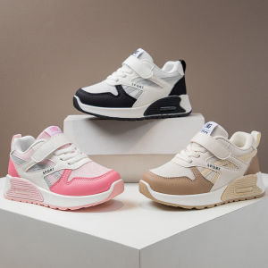 Autumn New Kids Mesh Sneakers New Style Boys Girls Soft Sole Non-slip Breathable Children Sport Shoes Trendy Versatile Dad Shoes