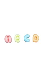 20 Miếng Dán Chữ Cái Tiếng Anh Nhựa Nhỏ Xinh Xắn ABCD Keo Dán Kem Phụ Kiện Làm Đồ Thủ Công Tự Làm Dùng Cho Ốp Điện Thoại Kẹp Tóc Làm Trang Sức
