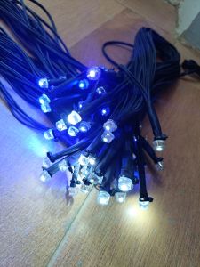 LED seribu bintang 12 vold DC mix putih dn biru pnjang 20mter isi 30 LED