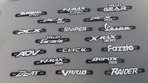 Motor Plate Badge 3MM Acrylic | Easy Install | Free Sticker | Plug & Play | Clean Fit All Motor