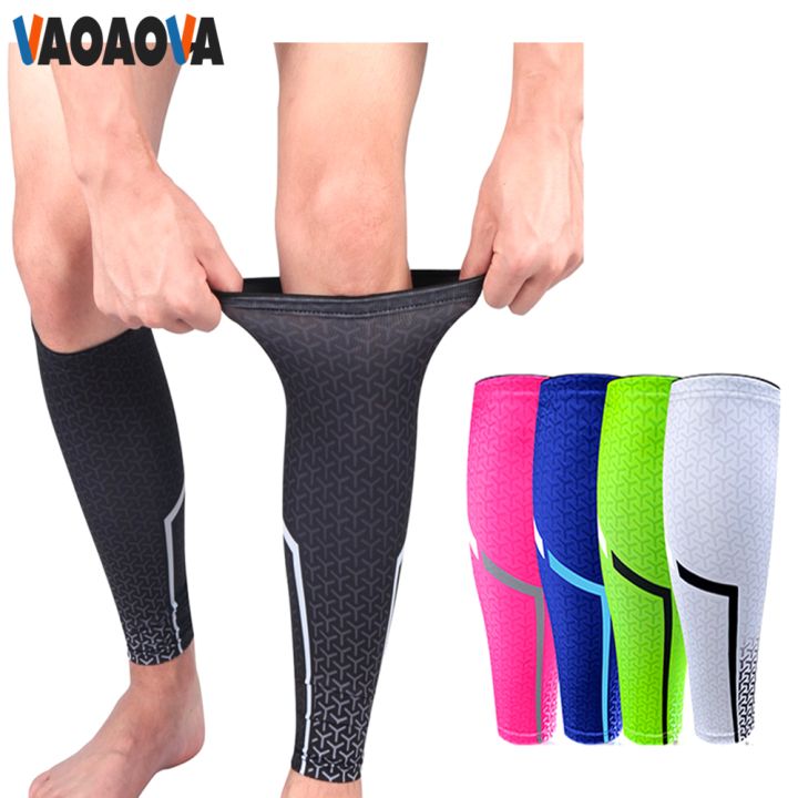 1Pair Calf Compression Sleeves Shin Splints Leg Warmers Basketball Gym